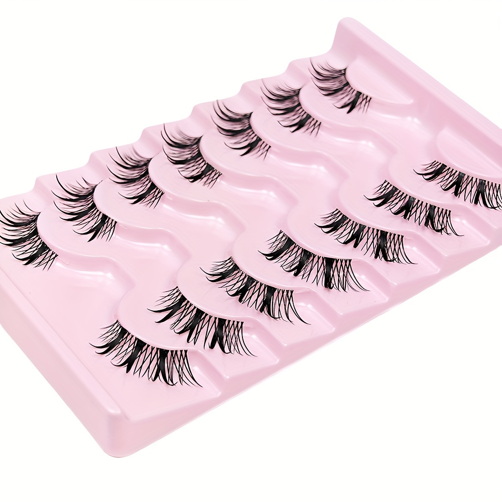 7 Pairs Half eye false eyelash – обзор и цена Eyelash Extension Japan