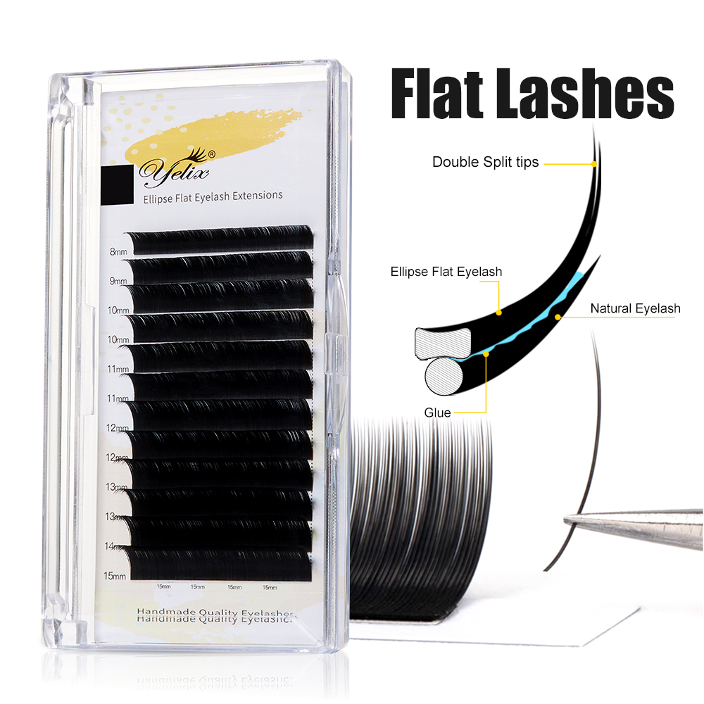 Yelix Double Split Tip Ellipse – обзор и цена Eyelash Extension Double Volume