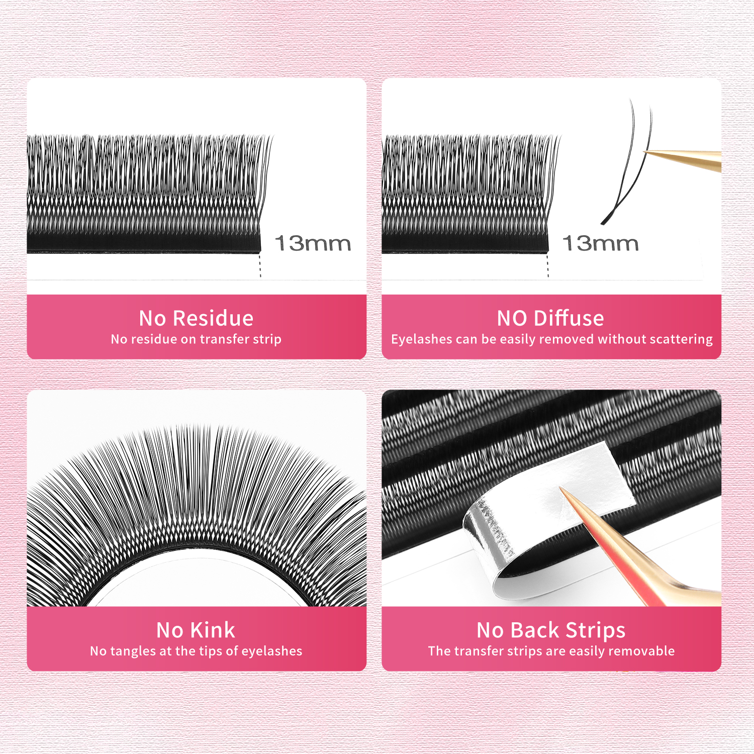 XIUSUZAKI U Shaped Parallel Fl – обзор и цена Eyelash Extension Double Volume