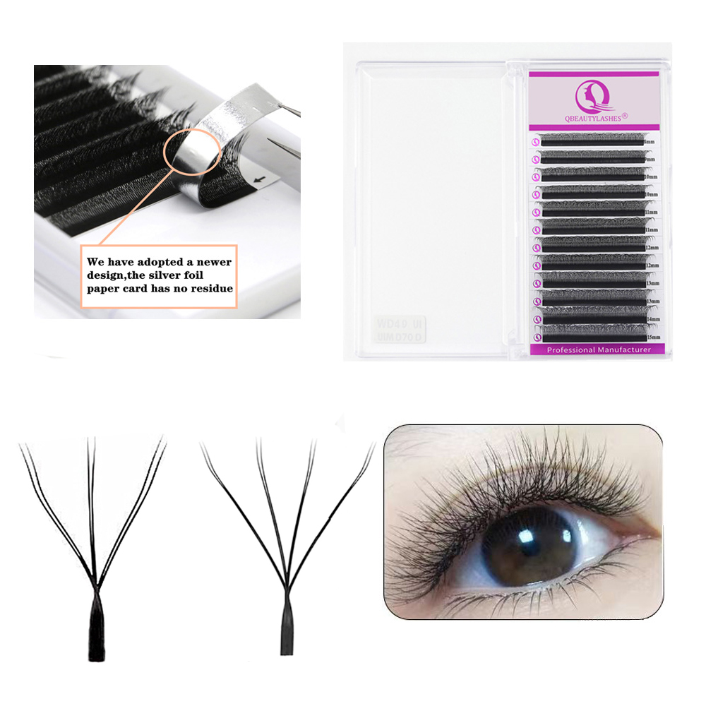 Qbeautylashes 3D 4D 6D 8D W Sh – обзор и цена Eyelash Extension Double Volume