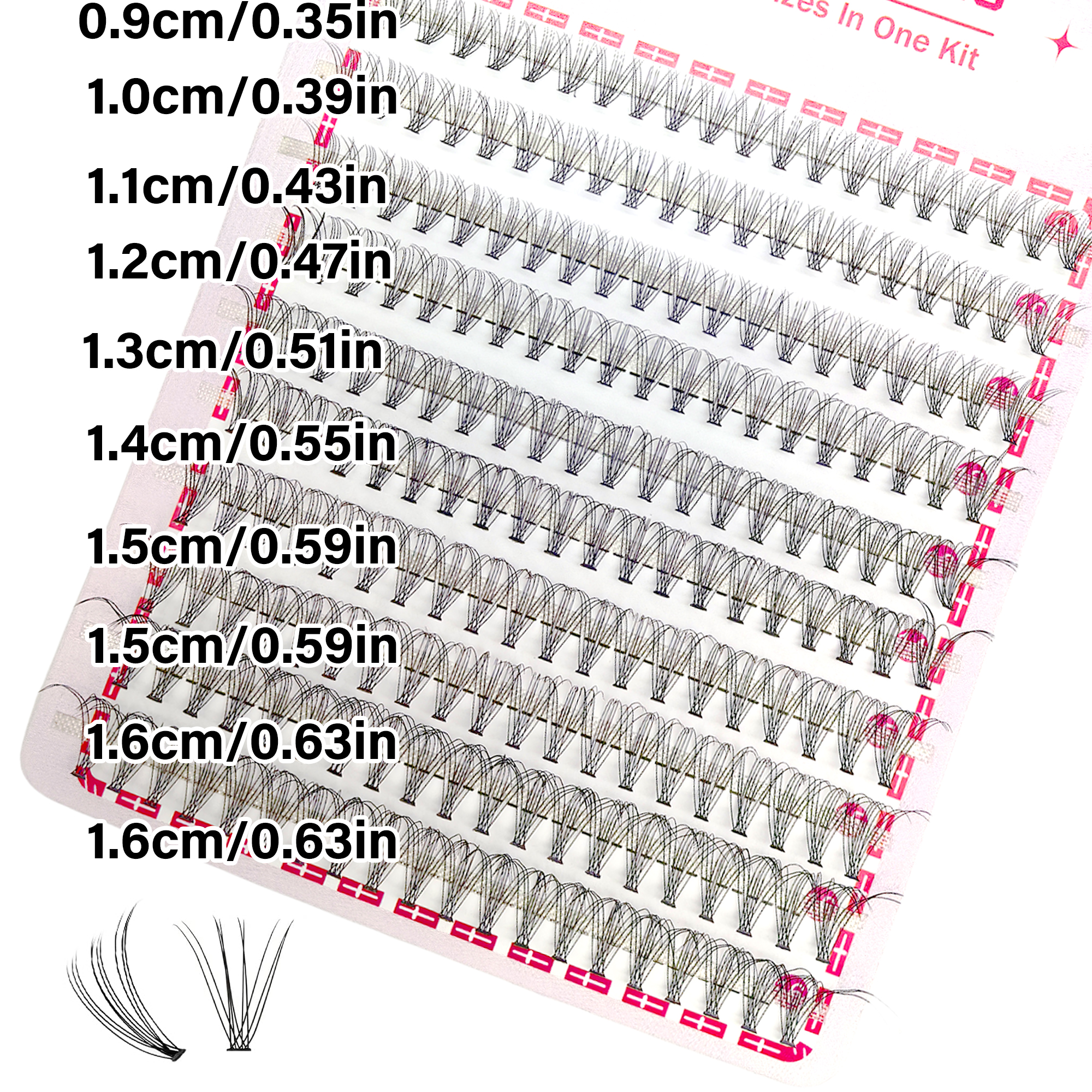 10D DOUBLE Volume False Eyelas – обзор и цена Eyelash Extension Double Volume