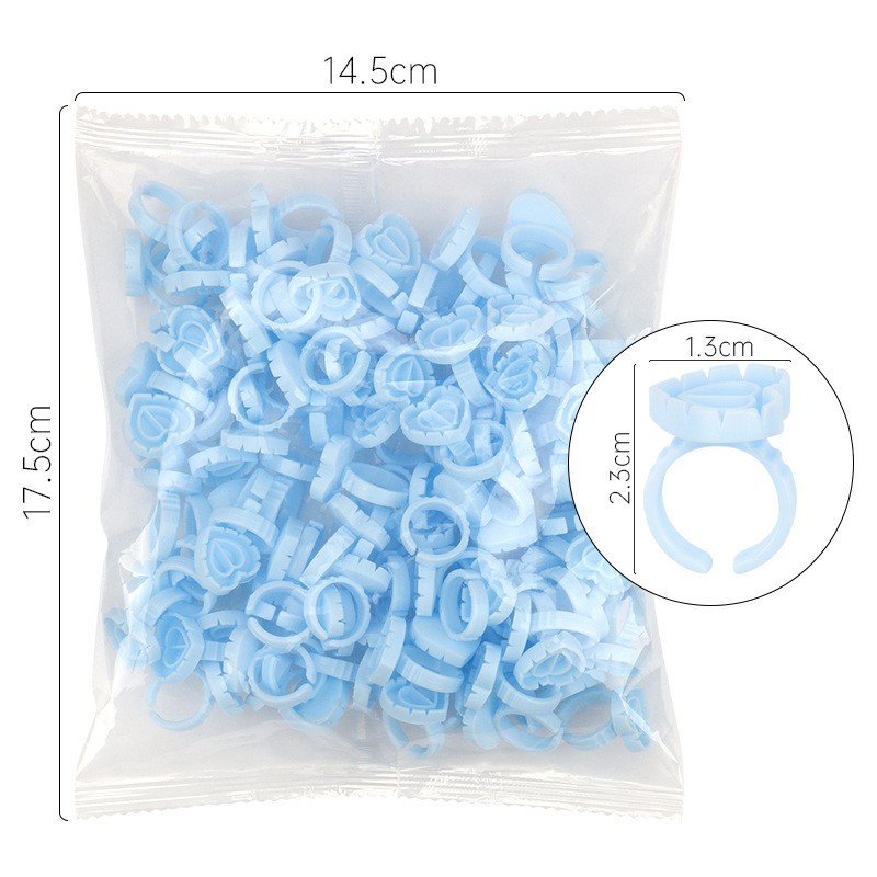 100Pcs Disposable Glue Ring Ho – обзор и цена Eyelash Extension Class