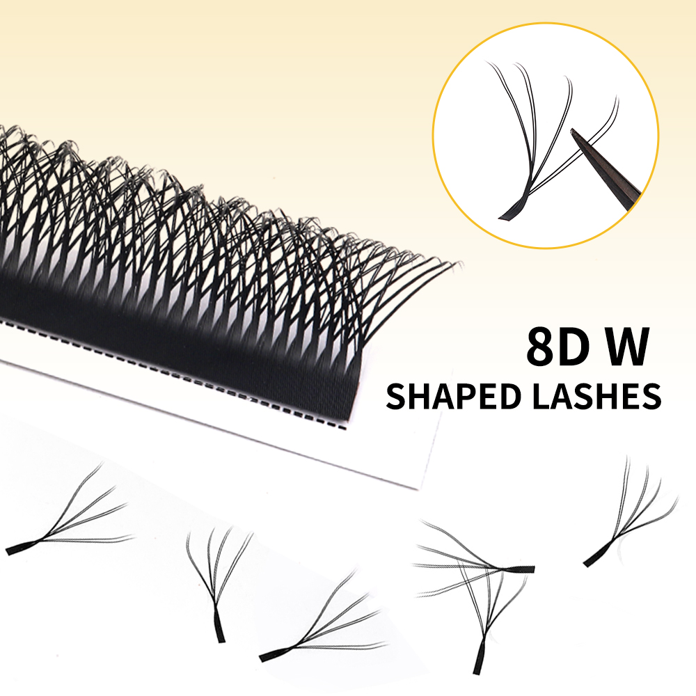 GEMERRY 4D/6D/8D/10D W Lashes  – обзор и цена Eyelash Extension Double Volume
