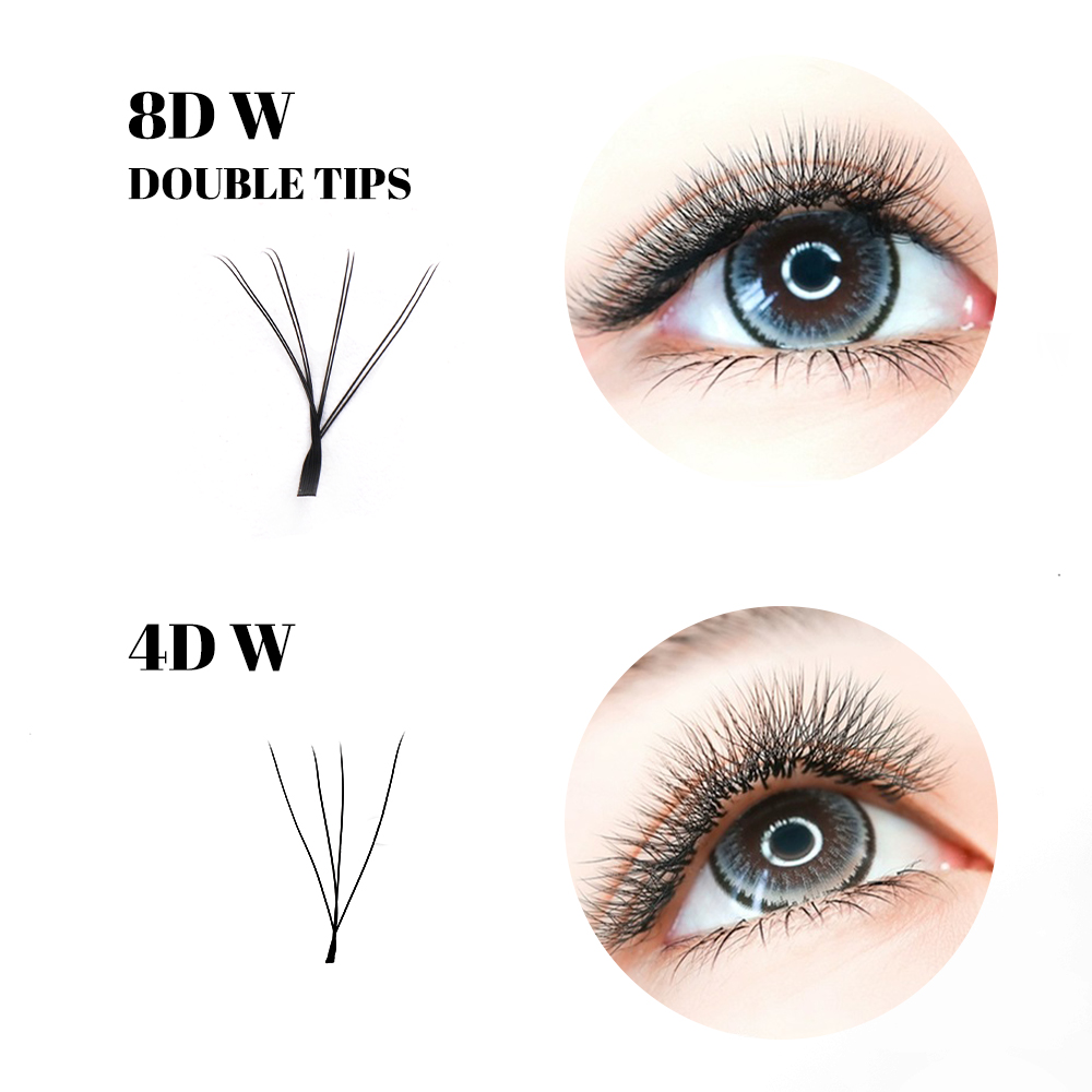 GEMERRY 4D/6D/8D/10D W Lashes  – обзор и цена Eyelash Extension Double Volume