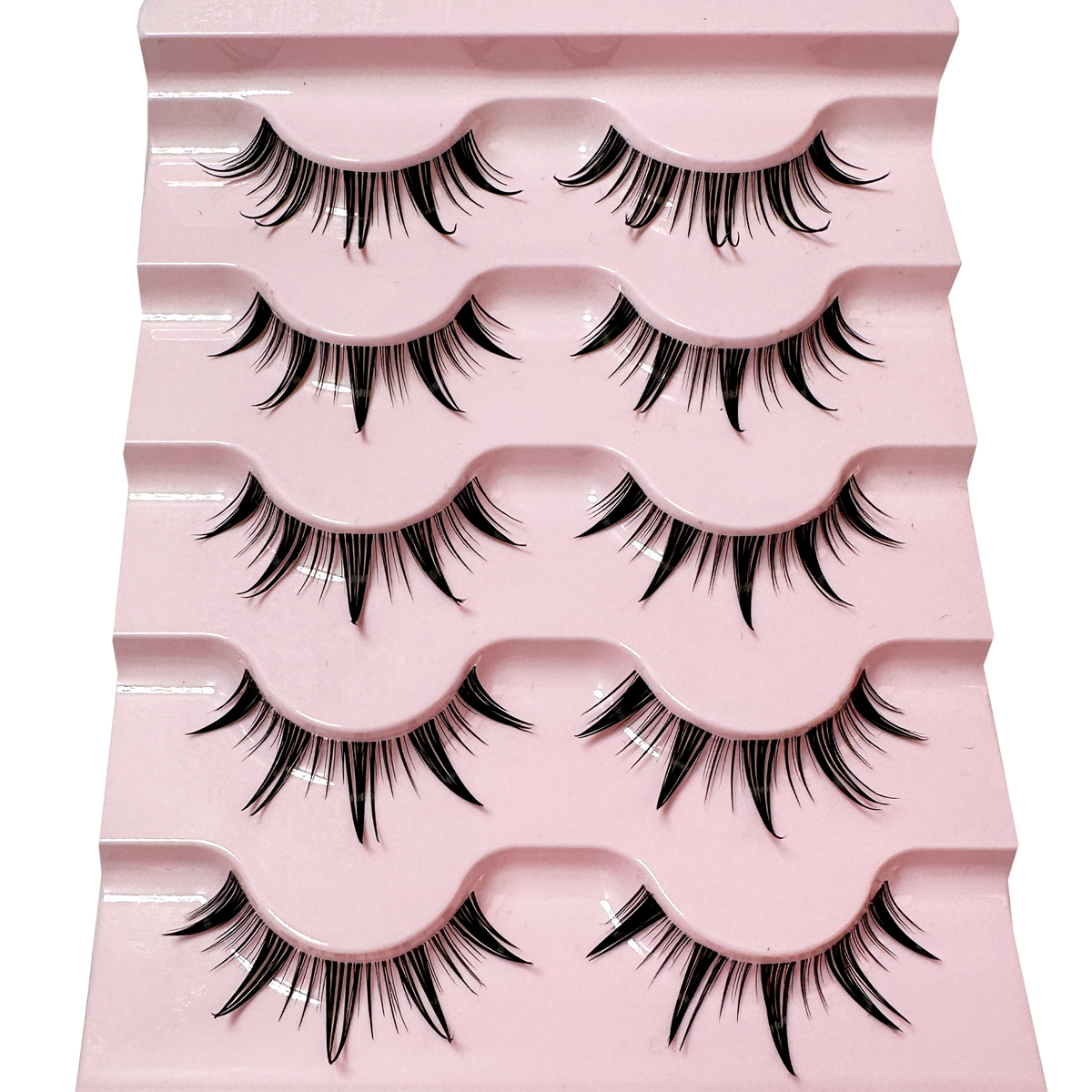 5Pairs Manga Lashes with Clear – обзор и цена Eyelash Extension Japan