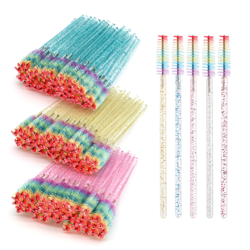 50PCS Rainbow Crystal Eyelash  – обзор и цена Eyelash Extension Class