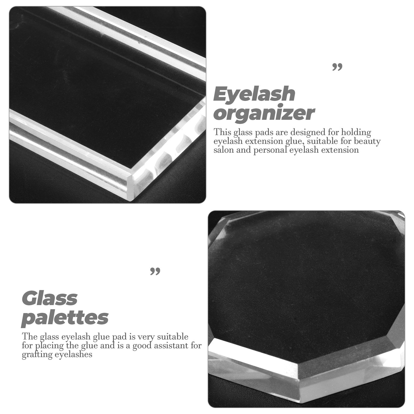 2Pcs Glass Eyelash Pads for Ey – обзор и цена Eyelash Extension Is Safe