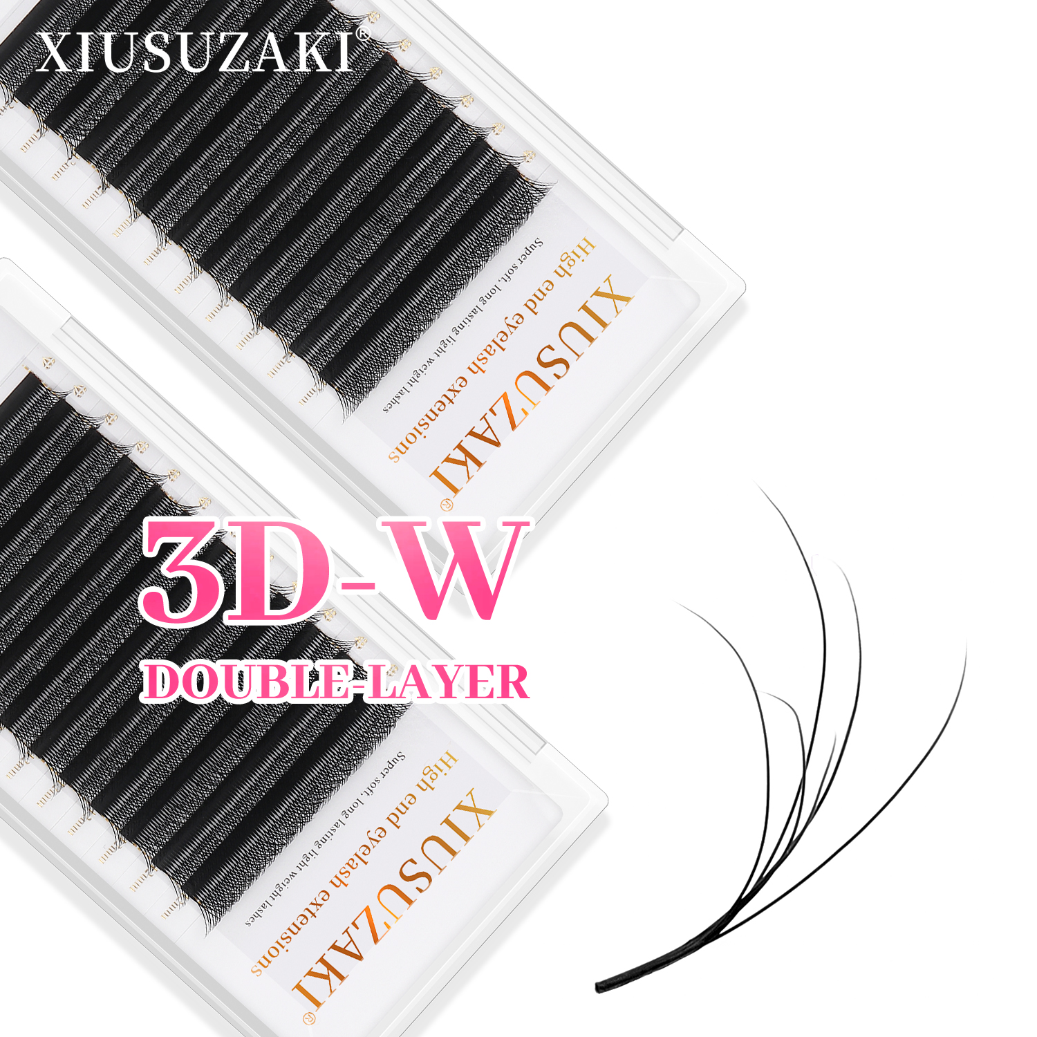 XIUSUZAKI Double Layers 3DW La – обзор и цена Eyelash Extension Double Volume