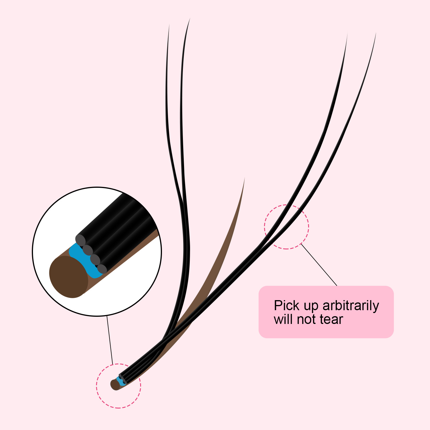 ARISON Brown 2D YY Lashes Doub – обзор и цена Eyelash Extension Double Volume