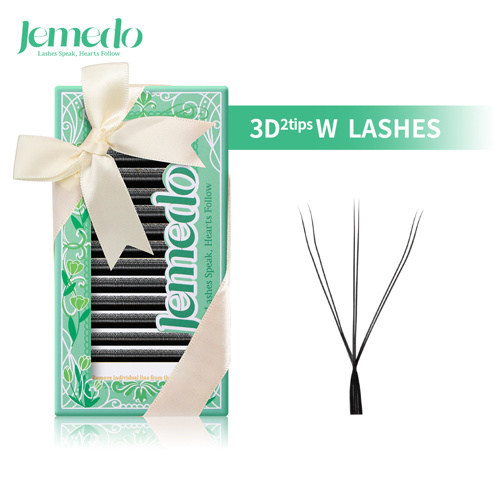 JEMEDO Double Tips 3DW Eyelash – обзор и цена Eyelash Extension Double Volume