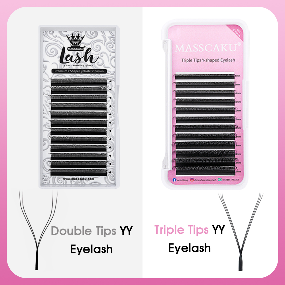 MASSCAKU Hot Selling Natural P – обзор и цена Eyelash Extension Double Volume