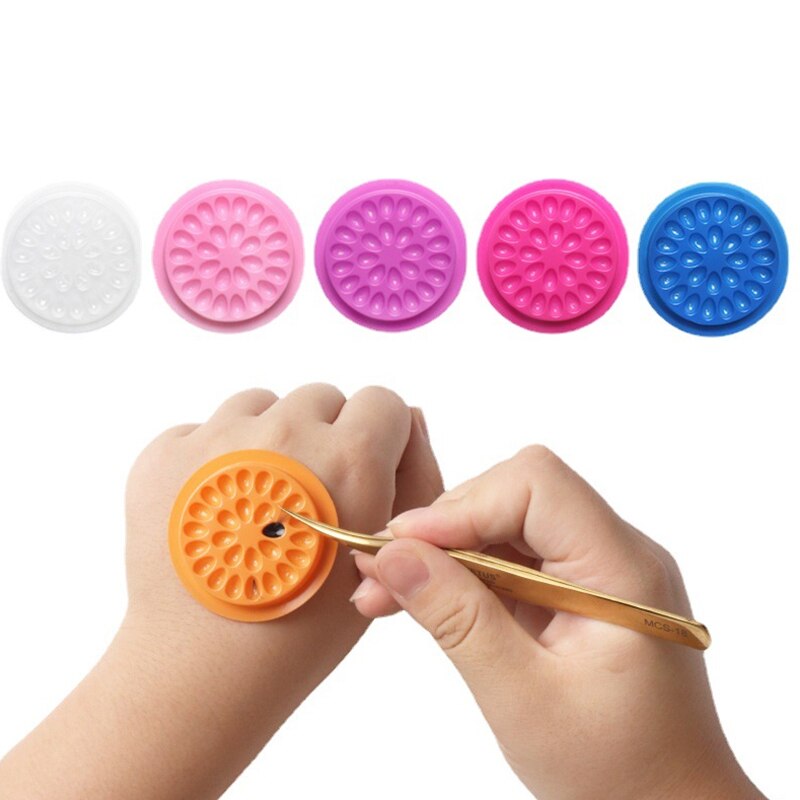 100pcs Eyelash Glue Holder Eye – обзор и цена Eyelash Extension Class