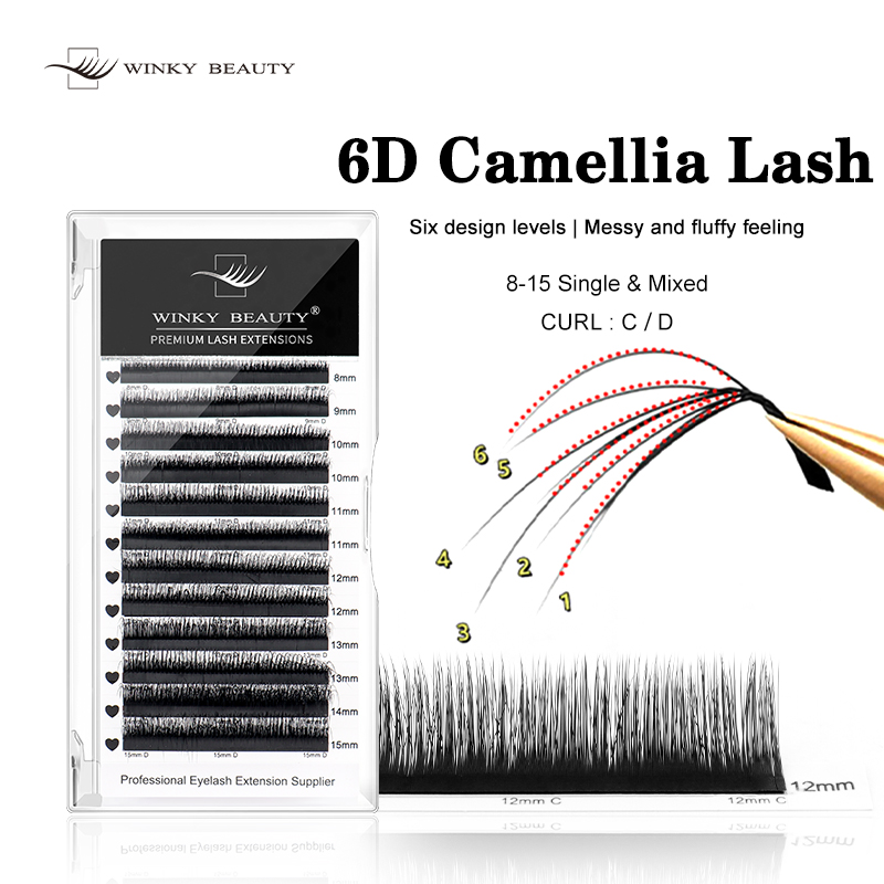 winky beauty 6D Wild Eyelashes – обзор и цена Eyelash Extension Double Volume