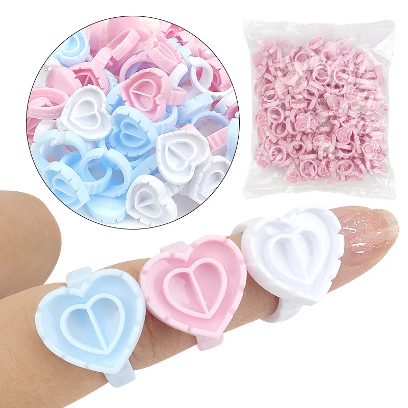 100 PCS Disposable Heart-shape – обзор и цена Eyelash Extension Class